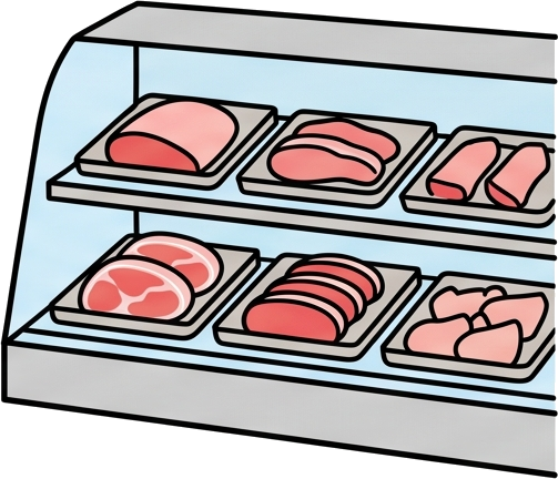 肉市場